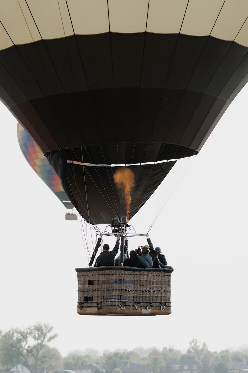 varmluftballon, vilde oplevelser