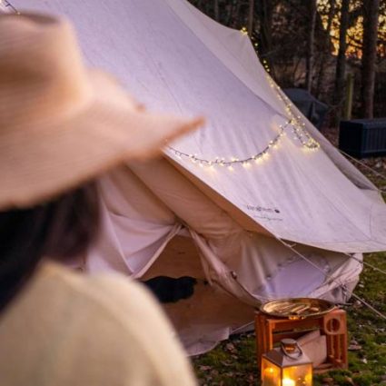 Budgetglamping på Lefeldtgaard