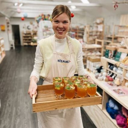 Cocktails og keramik hos Kreaværk