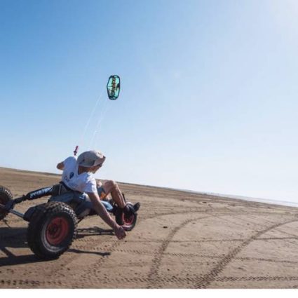 Kitebuggy ved Vesterhavet med OurStuff